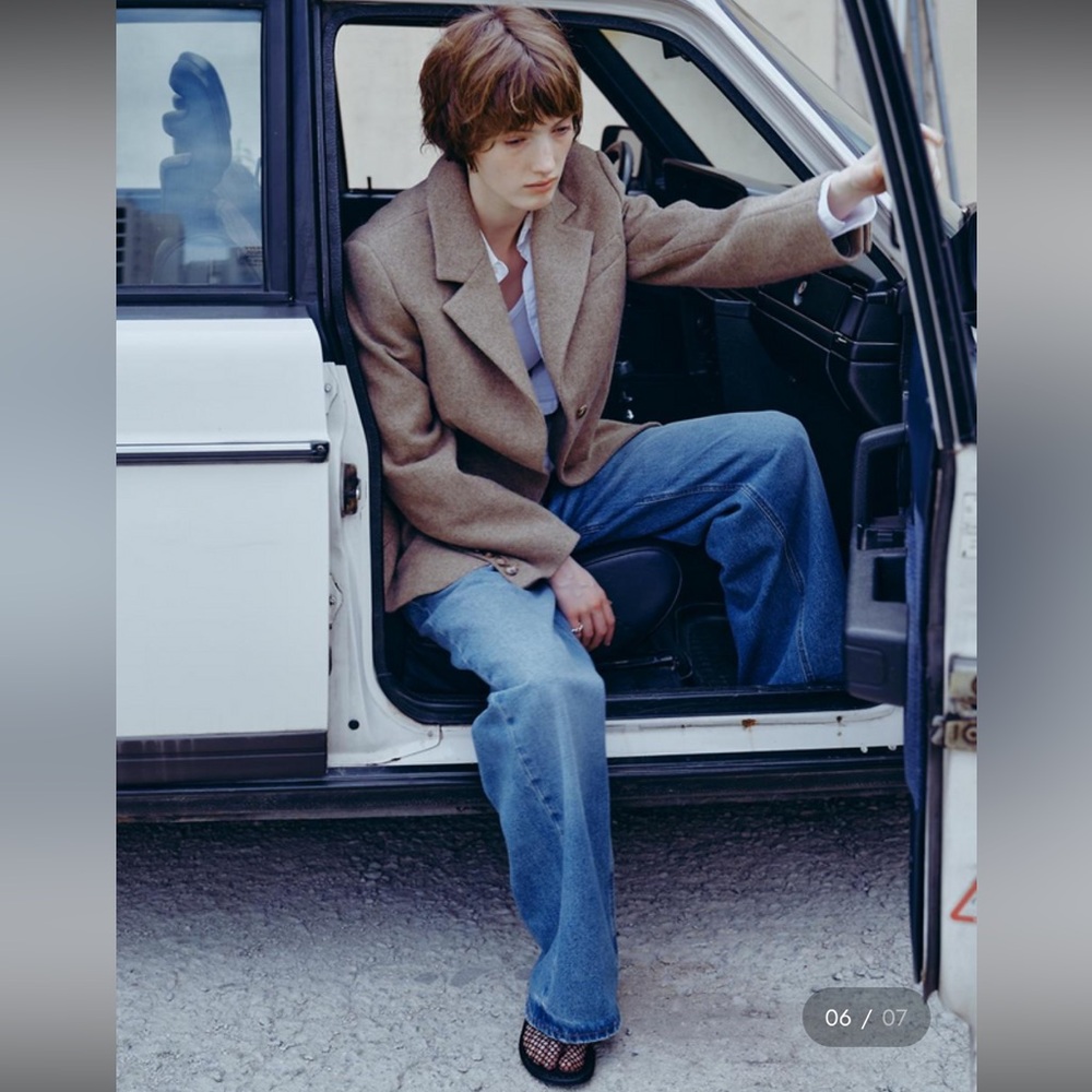 Frontrow Oversized Wool Tailored Jacket - image 3